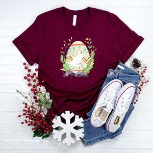 Easter Egg Rabbit Shirt, Happy Easter Shirt, Easter Shirt, Cute Easter Shirt